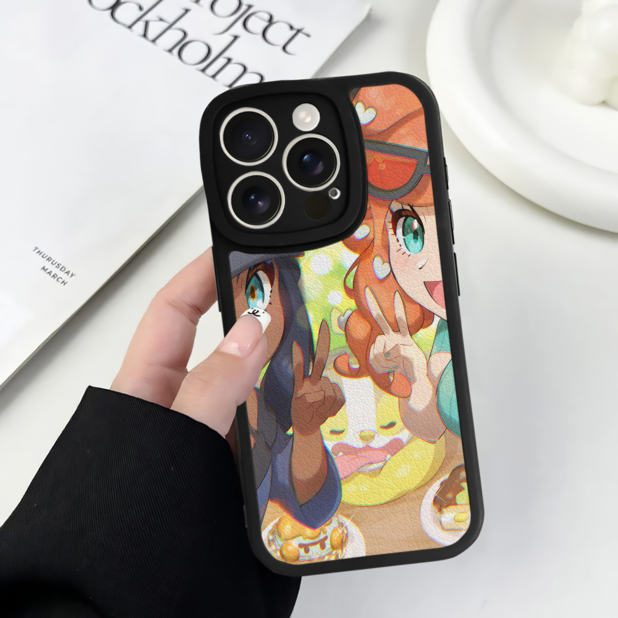 （画像用） ポケットモンスター Pokémon 【iPhone 16シリーズ対応】シリコンスマホケース（レザー調） 材質：シリコン